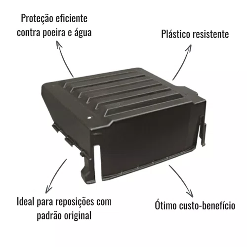 Tampa Caixa Bateria Fabbof para Mercedes-Benz Atego