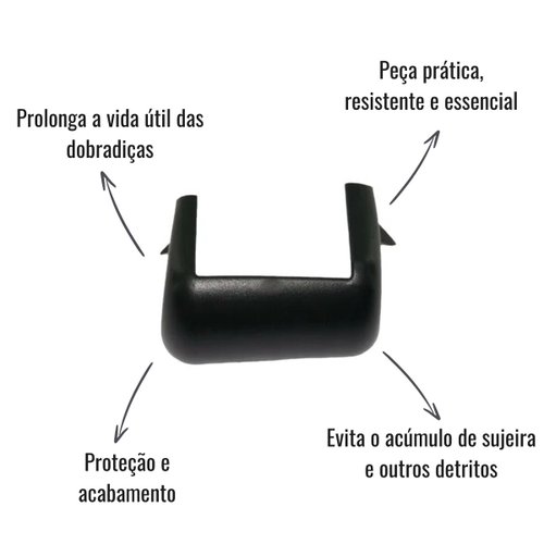 Tampa Dobradiça Porta Cepam Direito para Scania Série 4