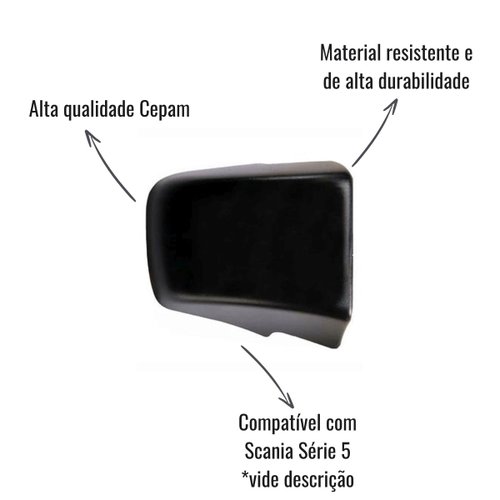 Tampa Dobradiça Porta Cepam Lado Direito para Scania Série 5