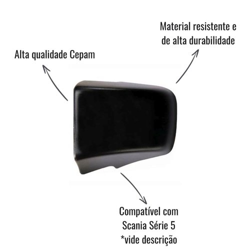 Tampa Dobradiça Porta Cepam Lado Esquerdo para Scania S5