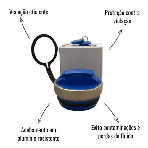 Tampa Tanque Arla Cepam Com Chaves para Scania S5 e NTG