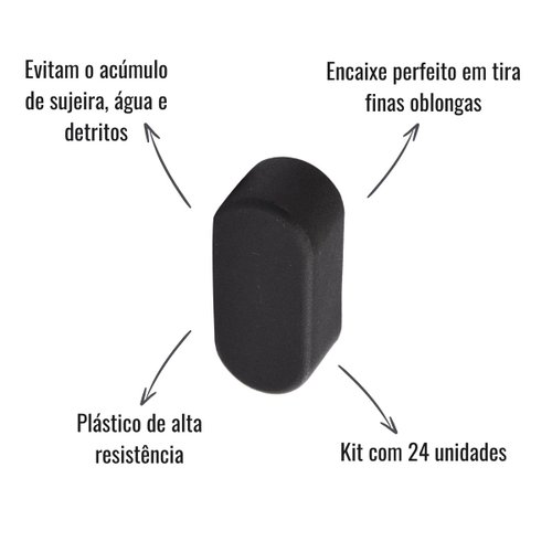 Tampas Oblonga Régua Tira Fina Carretas Guerra 2 Unidades