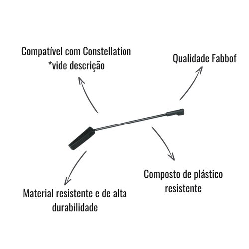 Par Tirante Espelho Retrovisor Fabbof para Constellation