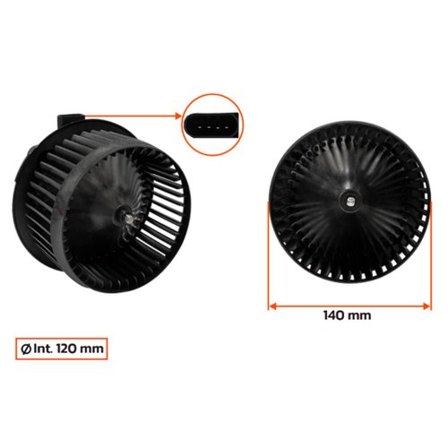 Ventilador Caixa Evaporadora Royce Connect 24V Scania NTG S6