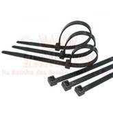 Abraçadeiras Rainha das Sete ETE7571 Preta 30CM 100 Unidades