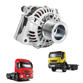 Alternador Delco Stralis 380 410 420 18si 24V 90A Com Polia