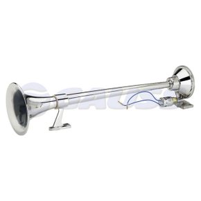 Buzina de Ar Corneta Gauss Cromada 24v 64cm Universal