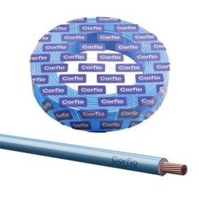 Cabo Flexível Corfio 450/750V 1x0,75mm² Azul 200 Metros