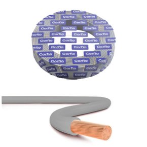 Cabo Flexível Corfio 450/750V 1x0,75mm² Cinza 200 Metros