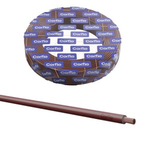 Cabo Flexível Corfio 450/750V 1x0,75mm² Marrom 200 Metros