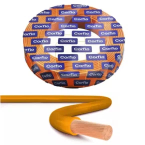 Cabo Flexível Corfio 450/750V 1x1,0mm² Laranja 200 Metros