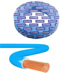 Cabo Flexível Corfio 450/750V 1x2,5mm² Azul 100 Metros