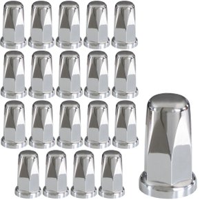 Capas de Porca Belga N°33 Nicolini Cromadas 20 Unidades