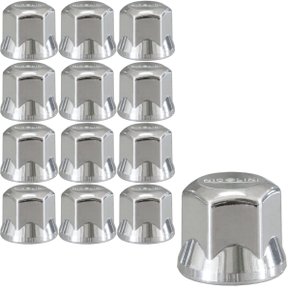 Capas de Porca N°24 Baixa Nicolini Cromadas 40 Unidades