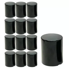 Capas de Porca Venka Boliviana Preta 32/33mm 20 Unidades