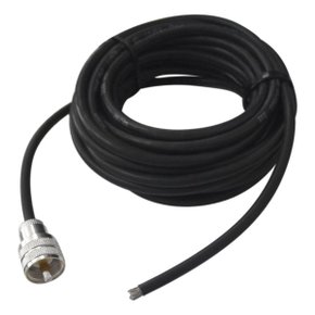 Cabo Coaxial para Antena PX 5,5 Metros RG58 Conector UHF