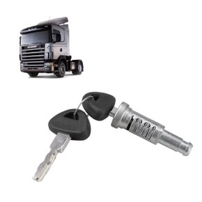 Cilindro para Porta C/Chaves Ferragens S20 para Scania Série 4 e Série 5