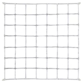 Cinta Rede de Contenção 3T 50 mm 3 x 3m 6 Ganchos Branca