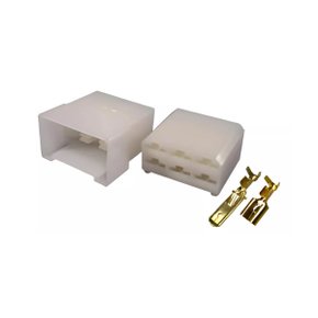 Conectores C/Terminais Rainha das Sete ETE7506 6 vias