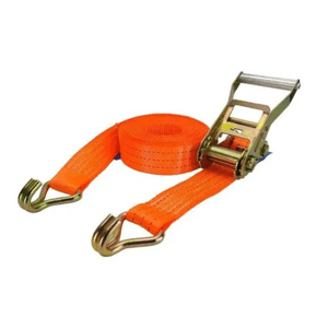 Cinta de Amarração Laranja com Catraca Gancho J 3T 9M