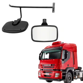 Conjunto Espelho Retrovisor Frontal Auxiliar Iveco Stralis