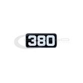 Emblema 380 Potência Volvo FH até 2003 (Letreiro) - Globo