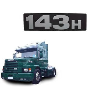 Emblema Lateral Globo para Scania 143H