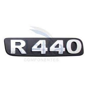Emblema Letreiro Potência para Scania R 440 Moderno Pintado