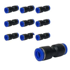 Emenda Rápida Pneumática 6mm 10 Unidades