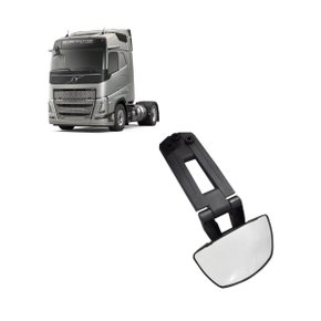 Espelho Retrovisor Auxiliar Frontal Globo para Volvo FH