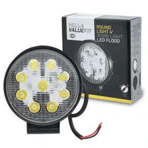 Farol Auxiliar LED Hella Universal Redondo Bivolt