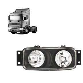 Farol Auxiliar Nino F-155 Lado Esquerdo para Scania S4/S5