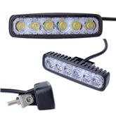 Farol de Milha Auxiliar LED Retangular Euro Bivolt TK0008