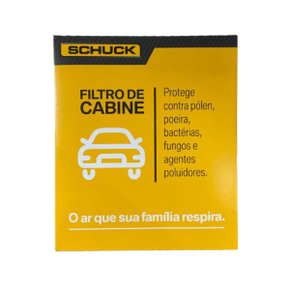 Filtro Cabine Interno Duplo Schuck para Scania Série NTG