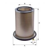 Filtro De Ar para Scania 114 124 T/R - E283L Hengst