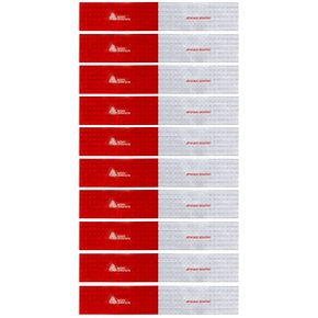Fita Refletiva Avery Dennison 30x5cm Lado Esquerdo 10 Unid