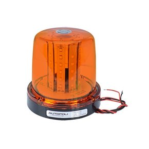 Giroflex LED Autopoli Âmbar C/Parafusos Bivolt