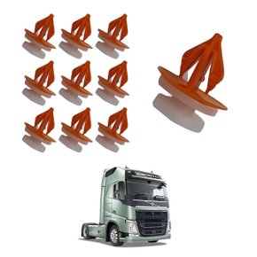 Kit 10 Unidades Clipe Fixação Cepam para Volvo FH 14