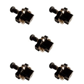 Kit Chave/Interruptor Luz 1 Puxada Liga/Desliga Rainha das Sete 5 Unidades