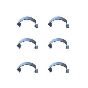 Grampos de Fixação Lanternas IVA para Scania 6 Unidades