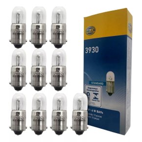 Kit Lâmpada Hella 69 BA9 24V 4W 3930 10 unidades