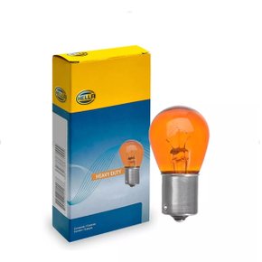 Kit Lâmpadas Hella Heavy Duty Âmbar 24V 21W PY21W 10 Unid