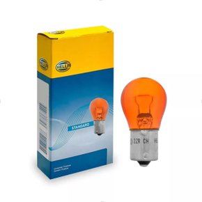 Kit Lâmpadas Hella Standard Âmbar 12V 21W PY21W 10 Unid