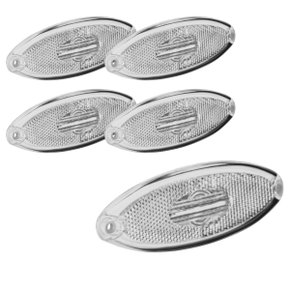 Lanterna de Posição LED Sinalsul Elipse Cristal Fios 5 Unid