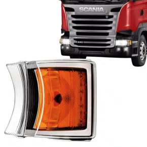 Lanterna Dianteira Pisca LED DRL Iva LD LE Scania Série 5