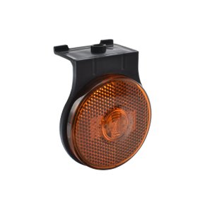 Lanterna Lateral LED Braslux C/Suporte 65mm Amarela Randon