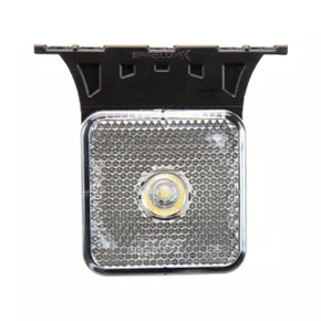 Lanterna Lateral LED Braslux Quadrada Cristal C/Suporte