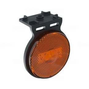 Lanterna Lateral LED IVA Amarela C/Suporte 65mm Randon