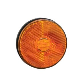 Lanterna Lateral LED Multilight Amarela C/Conector 65mm