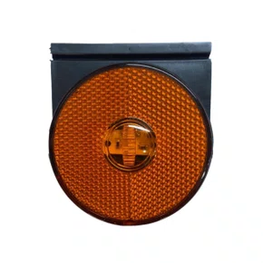 Lanterna Lateral LED Multilight Amarela C/Fios e Suporte